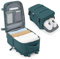 BJLFS Borse da Cabina per Ryanair 40x20x25 Bagaglio a Mano Zaino Borsa Zaino da Viaggio, Zaino da trekking,Zaino Easyjet,Zaino Casual per laptop,Blu pavone