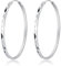 Deyanse Silver Large Hoop Earrings, 925 Sterling Silver Hoop Earrings for Women Girls, Hypoallergenic 60mm Big Round Circle Huggies Earring, Lightweight Silver Endless Pierced Earrings Jewellery Gifts