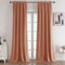 Joydeco Wohnzimmer Samt Gardinen 2er Pack H 240 x B 140 Rosa Elegant Samtvorhang Verdunklungsvorhänge Thermovorhang Kälteschutz Blickdicht Schlafzimmer
