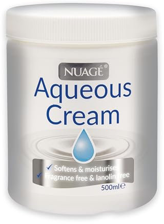 Aqueous Cream, Body Cream, Dry Skin Moisturiser Cream (500ml Aqueous Cream)