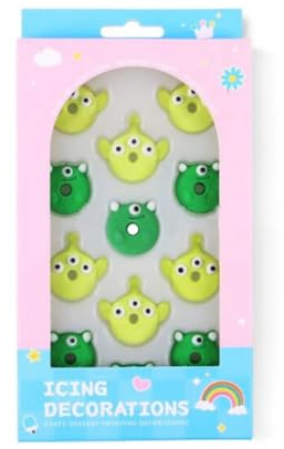 Essbare Dekorative Süßigkeit 12 Nette Monster Dekorative Kuchen Kekse Dim Sum Eis Halloween Weihnachtsfeier Kuchen Top Backen Dekoration