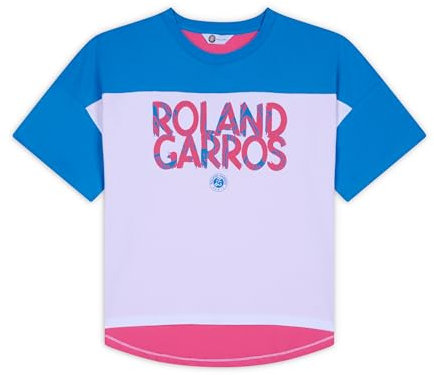 ROLAND GARROS Damen Pop Energy T-Shirt, blau, L