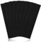 DRESHOW Haarband Damen Sport Dünn Stirnband Damen Baumwolle Haarbänder Elastisch Headband Antirutsch Haarband Schwarz Yoga Laufen 8 Stück