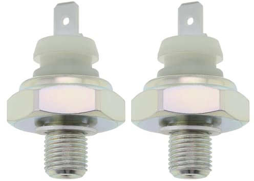 EMSea 2 Stück Öldruckschalter 056919081E Ersatz Kompatibel mit Audi 80 1972-1994 Kompatibel mit Seat Alhambra 1997-2010 Kompatibel mit Caddy Mk1 1982-1983
