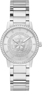 GUESS Damen Uhr Armbanduhr Petal Edelstahl