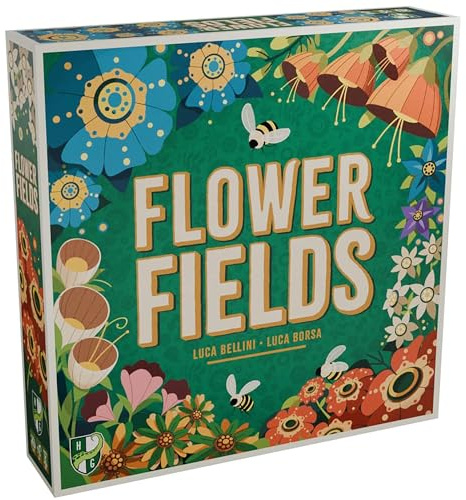 Horrible Guild Flower Fields | Tile Placement Board Game, Create A Beautiful Garden, Competitive Strategy Game Over 3 Seasons, Ages 8+, 1-4 Players