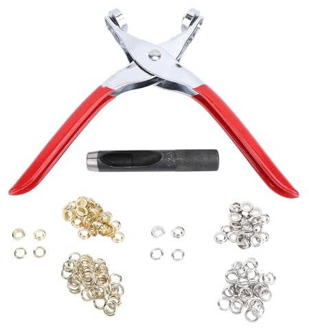 Kit D'outils pour œillets de 12 Mm, Pince à œillets, Pince à Presse à œillets Manuelle avec 320 œillets, Rondelles, Pince Perforatrice pour la Réparation de Vêtements, Fabricant