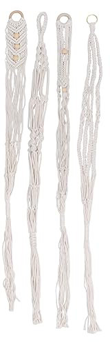 BESPORTBLE 12piezas Cesta Colgante para De Algodón Tejida Mano para Soporte para Colgantes para y Tienda