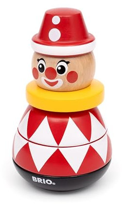 BRIO 30490 Magnetischer Stapelclown | Spielzeug für Kleinkinder ab 12 Monaten