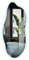 Grand Miroir LED 45x100 cm Blanc Froid Lumière Froide Irrégulière Asymétriques Couloir Fixation Murale Installation Verticale ou Horizontale Formes Ondulées Style Boho Outils de Montage S'allume Verre