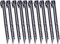 Générique 20 Bordure de Jardin Piquets d’ancrage,Bordure de Gazon Flexible Bordurette de Pelouse Aspect Naturel(Gris)