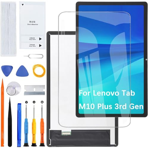 Pantalla LCD para Lenovo Tab M10 Plus (3ª generación), kit de reparación de montaje