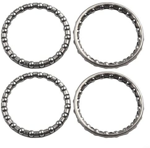 40 mm Stahlkugellager mit Käfig für Fahrrad-Headset-Service und Gabellager-Ersatz auf Aluminiumrahmen