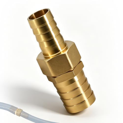 Schlauchreduzierung 1 zoll auf 3/4 zoll - Schlauchverbinder Reduzierstück Reduzierung 1 zoll auf 3/4 zoll, Schlauchverbinder Schlauchverbindung, Schlauchreduzierung Reduzierstück aus Messing, 25-19 mm