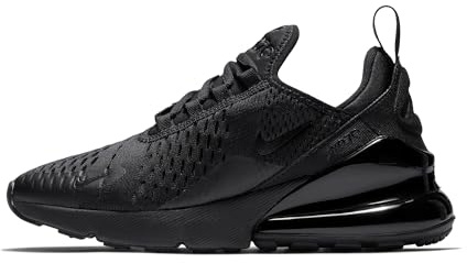 Nike Big Kids' Air Max 270 Shoes, Black/Black, 5Y