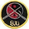 Playwell Kampfsport Gestickte Abzeichen - Sai Waffen Yin Yang Patch