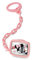 Disney Baby – Minnie Mouse Schnullerclip und Schnullerkette mit Details aus Silber – ideal als Geschenk zur Geburt oder Taufe