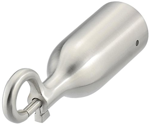 Kanirope® Seilendkappe mit Karabiner Edelstahl für ø38mm- ø40mm Handlaufseile Absperrseile Treppenseile