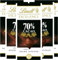 Lindt Chocolate EXCELLENCE 70%, tableta de chocolate puro, chocolate negro aromático, extrafino, delicado e intenso, 5 unidades