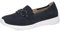 CAPRICE Damen Slipper aus Leder Bequem, Blau (Ocean Suede), 40 EU