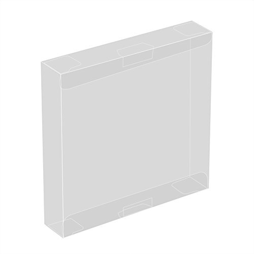 ASHATA Clear Protective Game Cartridge Case Storage Box, 10pcs Transparent Cartridge Cover Protector Case for GBA Boxed Game