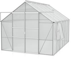 Vitavia Meridian 2 9900 HKP 4 mm Gewächshaus 2 Dachfenster 1 Seitenfenster Hobbygärtner