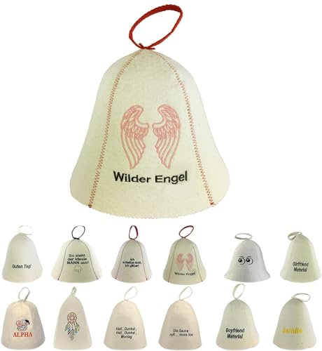 GMMH Cappello da sauna in feltro di lana – Cappello da sauna per uomo e donna, in feltro, per sauna (SS20-017)