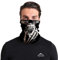 Bergmannswald® umgenähtes Multifunktionstuch - atmungsaktiv und flexibel - Ideal zum Sport, Reisen oder Motorradfahren (Rauchender Totenkopf, 1er Pack)
