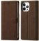 L-FADNUT Case for iPhone Xs Max Wallet with Card Holder Leather Flip Cover Magnetic Stand Shockproof Case Cover for iPhone Xs Max Brown
