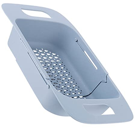 Angoily 1 Pc Scolapiatti a Scomparsa Setaccio Colino Stendibiancheria Pieghevole Portautensili Rimovibili Colino Da Cucina Cesto Per Lavare Le Verdure Pp Auricolare Frutta