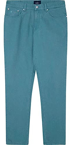 HACKETT LONDON Herren Delave 5 Ptk Hose, graugrün, 37W/32L