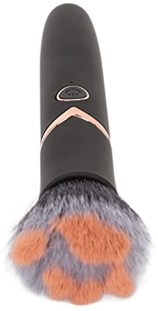 Brosse de massage électrique, brosse à poudre libre ergonomique rechargeable à 10 vitesses pour la vie quotidienne des femmes