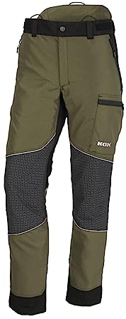 KOX Schnittschutzhose Light Olivgrün Größe 25 untersetzt
