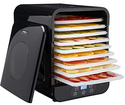 Cooks Professional Food Dehydrator 500W with 9 Trays, Adjustable Temperature Control & Timer | Fruit Meat Jerky Vegetables Healthy Snack Drying Machine for Home Kitchen Countertop | 9 Tier