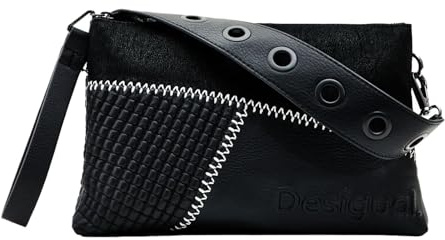 Desigual Women's BOLS_GRISOM Dortmund Across Body Bag, Black
