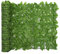 BAZZI 400x100 cm Künstlicher Efeu Sichtschutz Zaun - Balkon-Sichtschutz mit Grünen Blättern, Garten Sichtschutz, Efeu-Blätter-Zaun-Sichtschutz, Sichtschutzwände