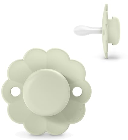 Suavinex, Sucette Bébé 0/6 Mois, Sucette Ronde avec Tétine Symétrique SX Pro en Silicone, Tétine Réversible, Plate et Flexible, Respecte le Développement Buccodentaire, Sucette Nouveau-né, Wonder Aqua