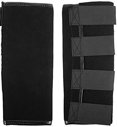 Luwint Cowhide Leather Kids Leg Gaiters, Adjustable Snake Bite Protection Calf Gaiters Lower Leg Boots Gaiter for Kids Youth Age 10-15 Hiking, Hunting, Outdoors