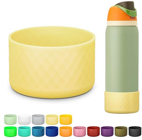 Bota de silicona para botella de agua Owala de 40 onzas, funda protectora antideslizante para botellas de agua de acero inoxidable FreeSip/Twist/Flip