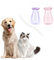 Andibro 2 Stück Mini Vase für Katzenschnurrhaare, Katzenhaar Vase Miniaturvase Kleine Glasvasen, Katzenschnurrhaar Halter für Hunde oder Katzenhaare Andenken Mikrolandschaft DIY(Rosa + Lila)