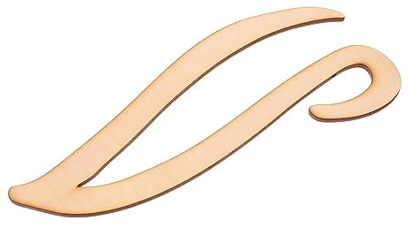 STOBOK Unbemalter Holzbuchstabe Wandbehang mit Rustikalem Stil und Khaki Farbe für Hochzeit und Shower als Große Buchstaben Dekoration