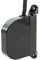 IdeaGenesis - Recogedor plegable de persiana enrollable - Enrollador abatible con cinta para fijación en pared o marco ventana - Sistema universal resistente (Negro cinta negra, Cinta 20mm)