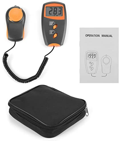 Digital Luxmeter, Digitaler Luxmeter -LCD -Display -Lichtmesser, Lesen -Test -Illuminometer, Lichtmesser und Zubehör