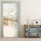 Tizhweqo Türtapete Selbstklebend 77x200 Strand Türfolie Türposter Gras Fototapete Türklebefolie Wandbild Türaufkleber Wandtapete 3D Effekt für Wohnzimmer Schlafzimmer Küche a7615