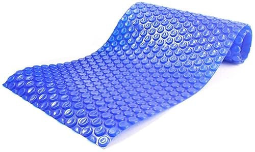 ERSINIAN Bâche de Protection Solaire pour Piscine creusée, bâche à Bulles rectangulaire en polyéthylène avec œillets, pour Piscine, Jacuzzi et Spa (3 m x 6 m)