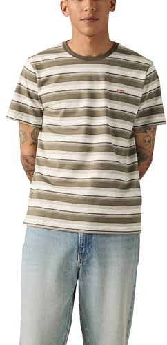 Ss Original Hm Tee Jen Stripe Maitake Br