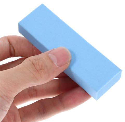 Yardenfun 2pcs Stain Removal Eraser Erasers Shoe Care Eraser Shoe Scuff Remover Suede Shoe Cleaner Shoe Cleaner Sneakers Casual Shoe Cleaner Shoe Stain Eraser Shoe Brush Eraser Rubber Blue