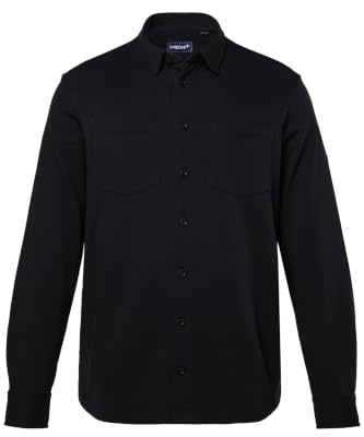 Men Plus 844296 Herren große Größen Übergrößen Menswear L-8XL Herren + Sweat Overshirt Langarm Shirt Kentkragen bis 8XL