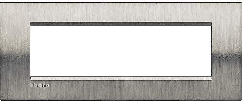 LL – PLACCA 7P ACCIAIO Spazzolato LNA4807ACS