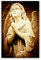 Postereck - 0513 - Betender Engel, Sepia Glaube Gott Schutzengel - Kunst Wandposter Fotoposter Bilder Wandbild Wandbilder - Poster - 3:2-30,0 cm x 20,0 cm